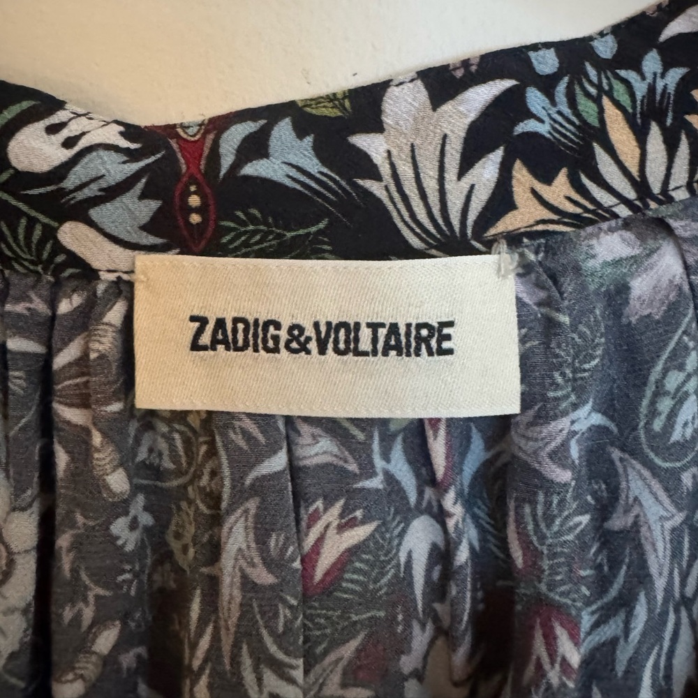 Zadig & Voltaire | Tink Kaleido Print Blouse - Picture 6 of 9